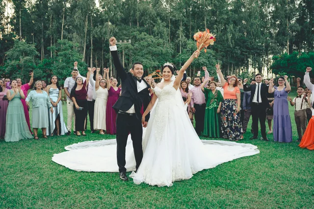Boho Gartenhochzeit